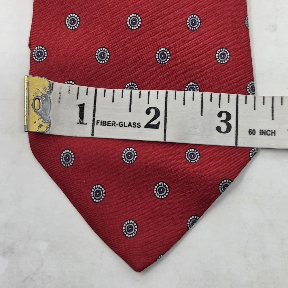 Robert Talbott Red Geometric Hand Sewn Men's Silk Tie Nordstrom Made in USA